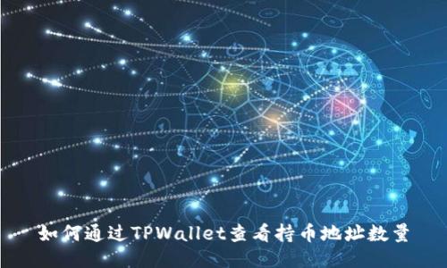 如何通过TPWallet查看持币地址数量