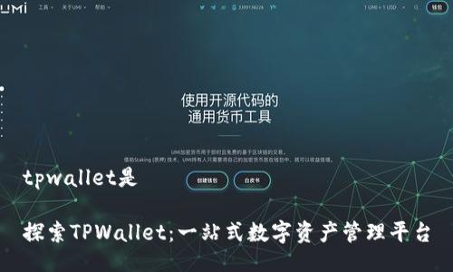 tpwallet是

探索TPWallet：一站式数字资产管理平台